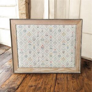 Fabric Bulletin Board with Wooden Frame